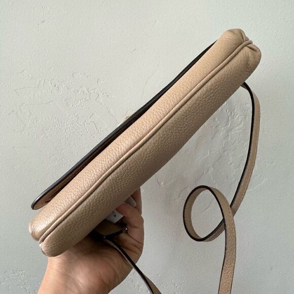 New Coach Leather Foldover Clutch & Pebble leather Crossbody - Picture 13 of 16